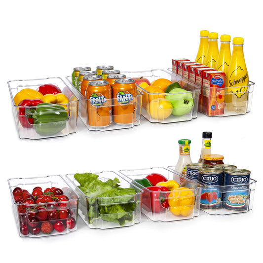 HOOJO Refrigerator Organizer Bins