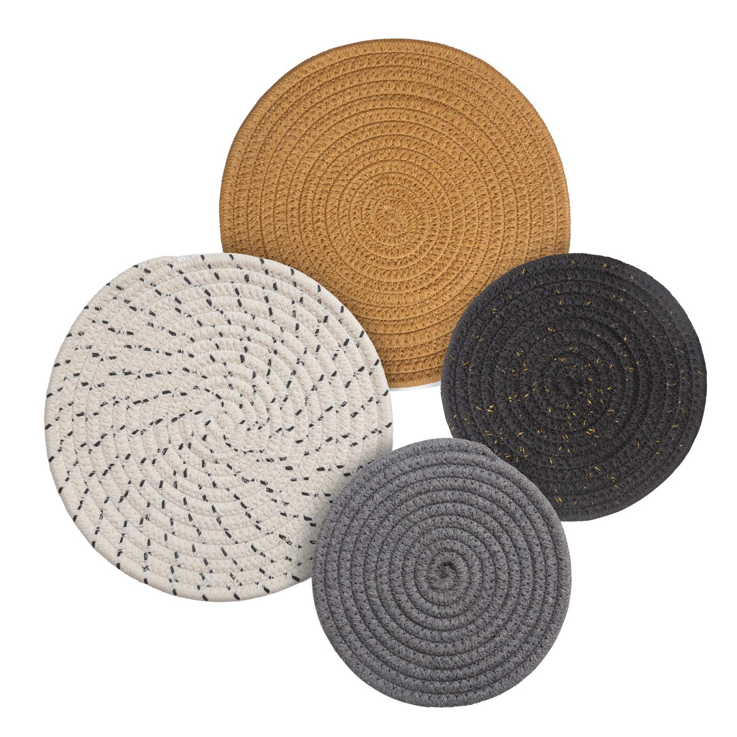 Round Cotton Trivets Set