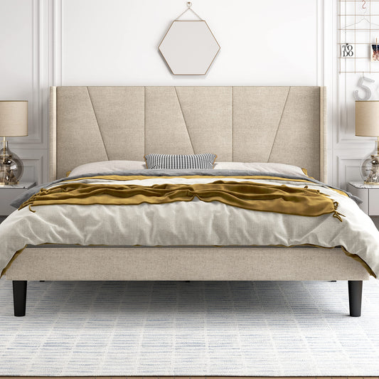 HOOMIC Queen Size Bed Frame