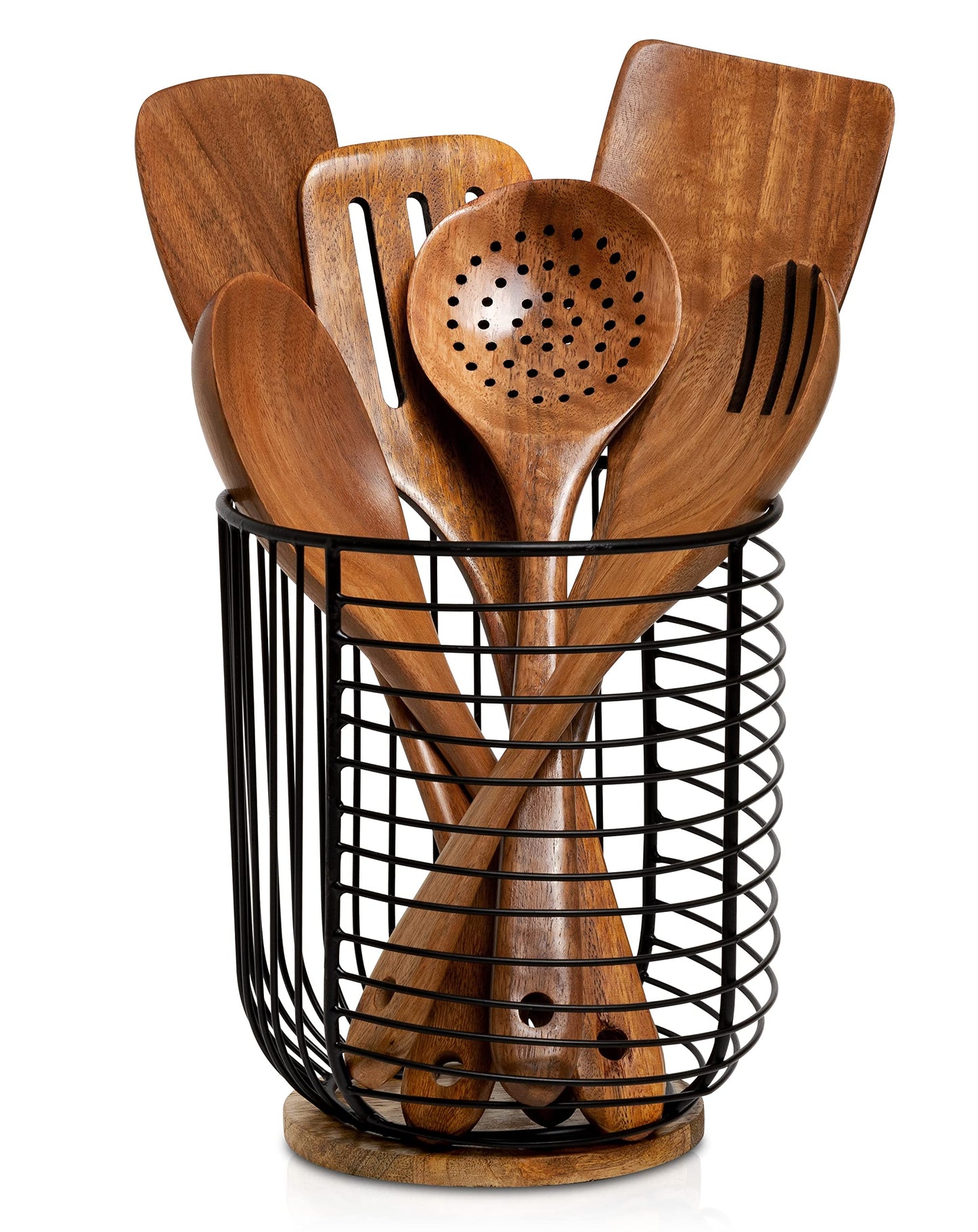 MosJos Black Utensil Holder