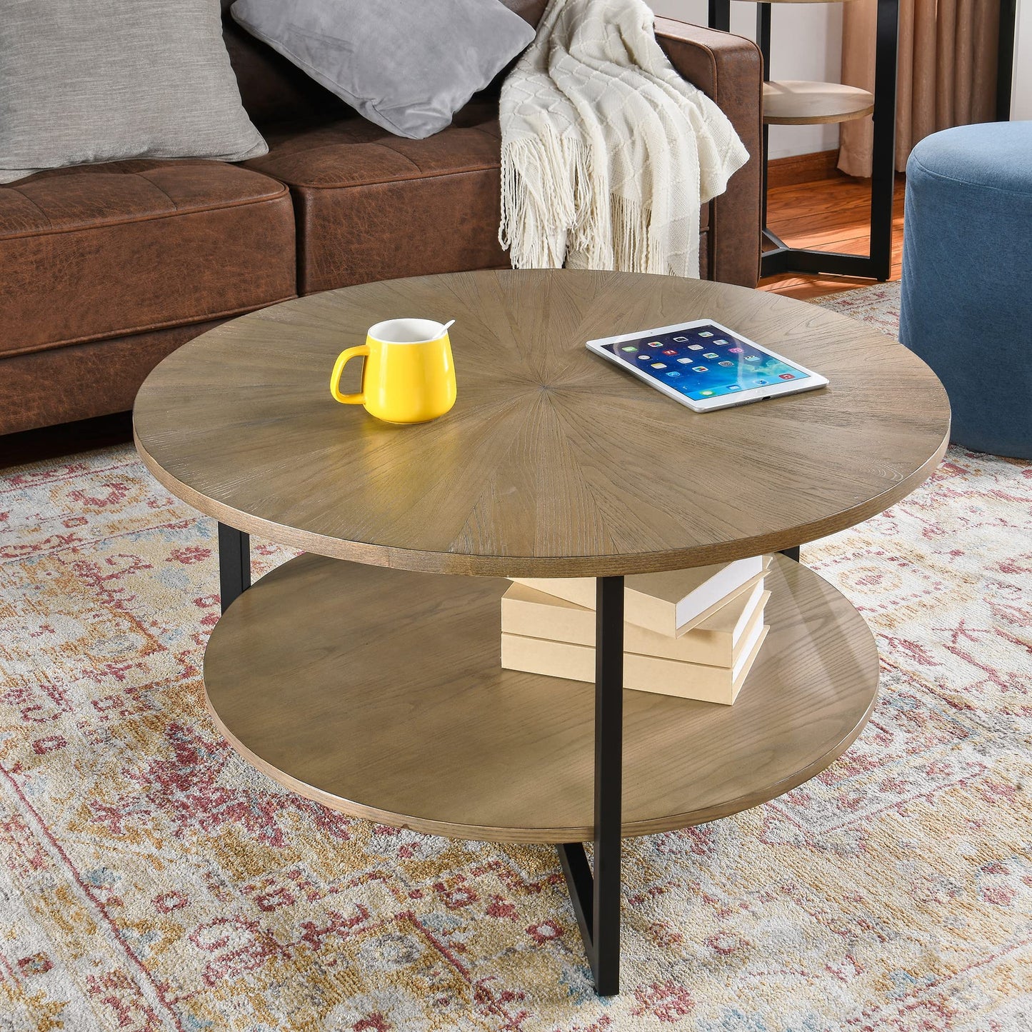 LEEMTORIG Round Coffee Table