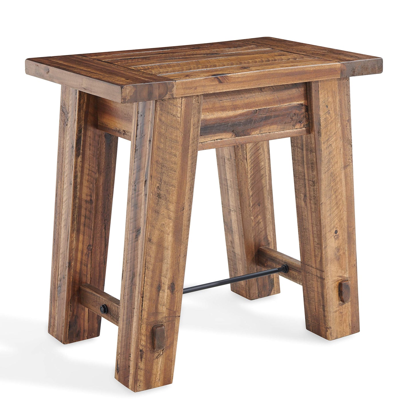 Alaterre Furniture Durango Industrial Wood End Table